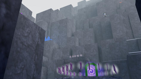 "Snowy Mountainside" world from EVERLASTING 64, with brief help from @Blox_craft02 (Twitter/X username)